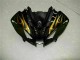 Carenagens Moto Yamaha YZF R6 2008-2016 - Preto Brilhante Ouro Chama