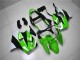 Kits Carenagem Moto Kawasaki ZX6R 2000-2002 - Verde Branco Preto