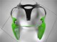 Kits Carenagem Moto Kawasaki ZX6R 2000-2002 - Verde Branco Preto