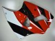 Carenagens Moto Kawasaki ZX6R 2000-2002 - Branco Vermelho Preto Brilhante
