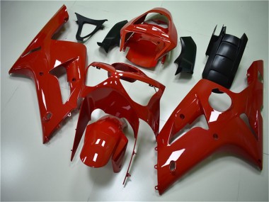 Kits Carenagem Moto Kawasaki ZX6R 2003-2004 - Vermelho