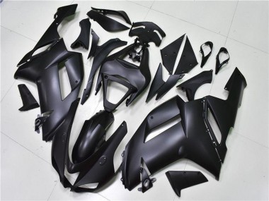 Carenagens Moto Kawasaki ZX6R 2007-2008 - Preto Fosco