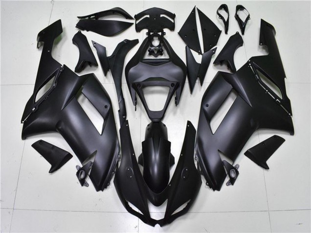 Carenagens Moto Kawasaki ZX6R 2007-2008 - Preto Fosco
