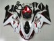Carenagens Moto Kawasaki ZX6R 2007-2008 - Branco Preto Vermelho