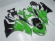 Kits Carenagem Moto Kawasaki ZX6R 2009-2012 - Verde Preto Brilhante