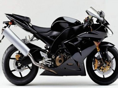 Carenagens Moto Kawasaki ZX10R 2004-2005 - Preto Brilhante Preto Fosco
