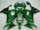 Carenagens Moto Kawasaki ZX10R 2008-2010 - Preto Brilhante Verde Chama