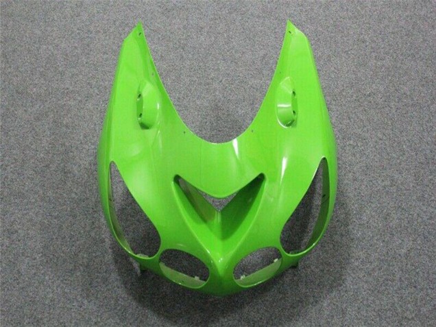 Carenagem Moto Kawasaki ZX14R ZZR1400 2006-2011 - Verde Preto Brilhante