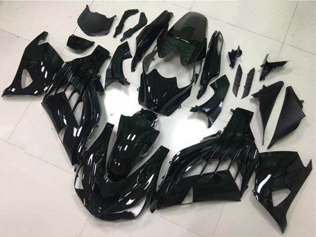 Carenagens Moto Kawasaki ZX14R ZZR1400 2012-2024 - Preto Brilhante