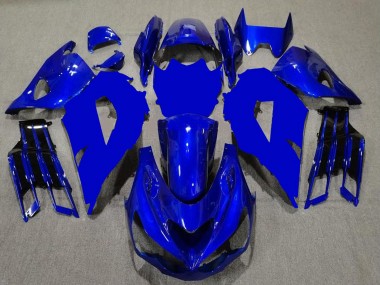 Carenagens Moto Kawasaki ZX14R ZZR1400 2012-2024 - Azul Preto