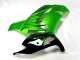 Carenagem Moto Kawasaki ZX14R ZZR1400 2012-2024 - Verde Preto Brilhante