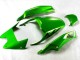 Carenagem Moto Kawasaki ZX14R ZZR1400 2012-2024 - Verde Preto Brilhante