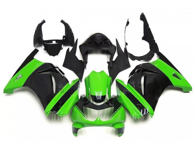 Carenagem Moto Kawasaki EX250 2008-2012 - Verde Preto
