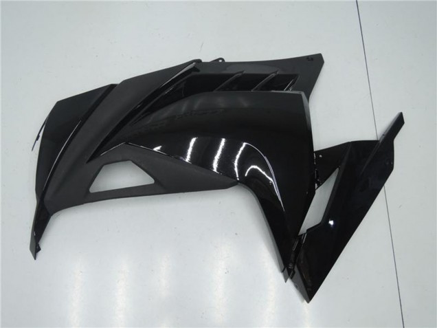 Carenagens Moto Kawasaki Ninja 300 EX300R 2013-2024 - Preto Brilhante Preto Fosco