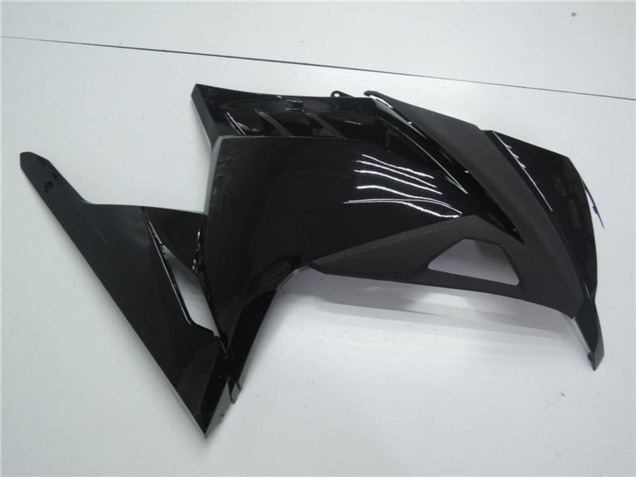 Carenagens Moto Kawasaki Ninja 300 EX300R 2013-2024 - Preto Brilhante Preto Fosco