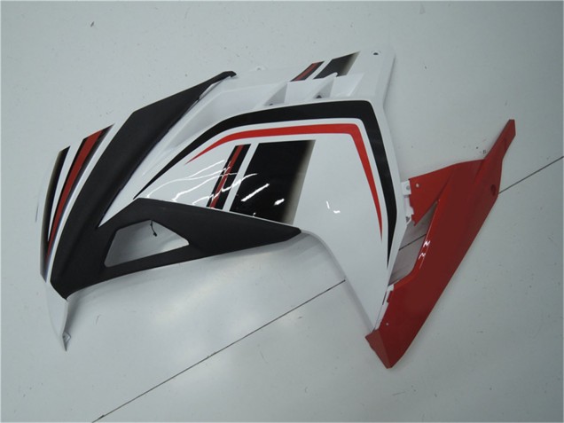 Carenagens Moto Kawasaki Ninja 300 EX300R 2013-2024 - Branco Vermelho Preto