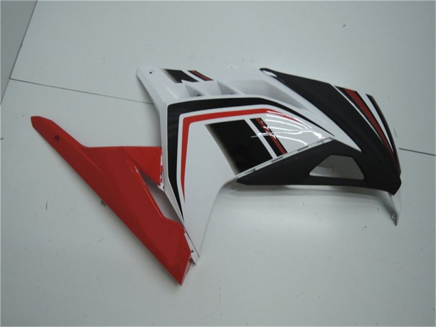 Carenagens Moto Kawasaki Ninja 300 EX300R 2013-2024 - Branco Vermelho Preto