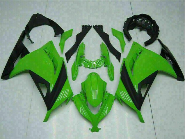 Carenagens Moto Kawasaki Ninja 300 EX300R 2013-2024 - Verde Preto