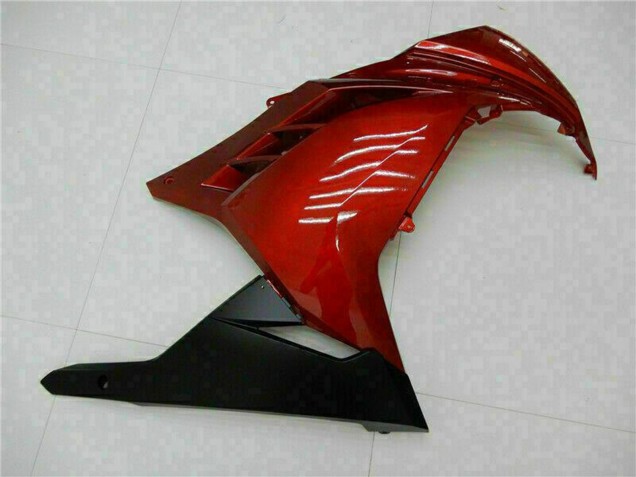 Carenagens Moto Kawasaki Ninja 300 EX300R 2013-2024 - Vermelho Preto