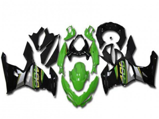 Carenagens Moto Kawasaki EX400 2018-2024 - Verde Preto Cinzento