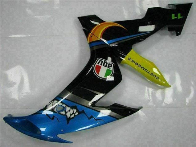 Carenagens Moto Yamaha YZF R1 2004-2006 - Azul Amarelo Tubarão