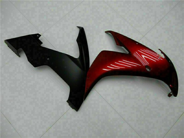Carenagens Moto Yamaha YZF R1 2004-2006 - Vermelho Castanho Preto Fosco