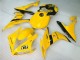 Carenagens Moto Yamaha YZF R1 2004-2006 - Amarelo Preto Brilhante Dunlop 50