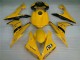 Carenagens Moto Yamaha YZF R1 2004-2006 - Amarelo Preto Brilhante Dunlop 50