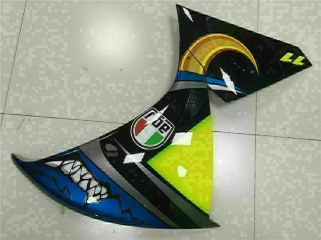 Carenagens Moto Yamaha YZF R1 2009-2011 - Azul Amarelo Tubarão