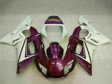 Carenagens Moto Yamaha YZF R6 1998-2002 - Branco Roxo