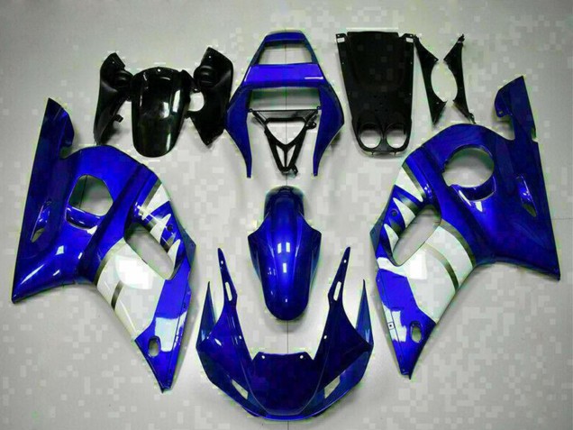 Carenagens Moto Yamaha YZF R6 1998-2002 - Azul Branco
