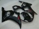 Carenagens Moto Yamaha YZF R6 2003-2004 - Preto Brilhante Preto Fosco Vermelho Decalques