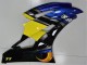 Carenagens Moto Yamaha YZF R6 2006-2007 - Azul Amarelo Preto Brilhante Tubarão