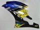 Carenagens Moto Yamaha YZF R6 2006-2007 - Azul Amarelo Preto Brilhante Tubarão