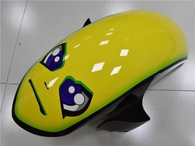 Carenagens Moto Yamaha YZF R6 2006-2007 - Azul Amarelo Preto Brilhante Tubarão
