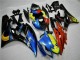 Carenagens Moto Yamaha YZF R6 2006-2007 - Amarelo Azul Vermelho Preto Brilhante Tubarão