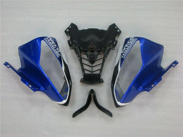Carenagens Moto Yamaha YZF R6 2008-2016 - Branco Azul Preto ENEOS Semakin Didepan