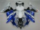 Carenagens Moto Yamaha YZF R6 2008-2016 - Branco Azul Preto ENEOS Semakin Didepan