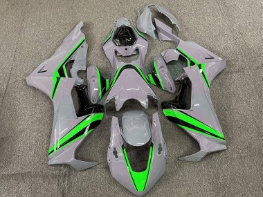 Carenagens Moto Honda CBR1000RR 2017-2023 - Nardo Cinzento Verde Listra