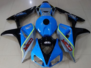 Carenagens Moto Honda CBR1000RR 2006-2007 - Azul Amarelo Preto Brilhante CBR