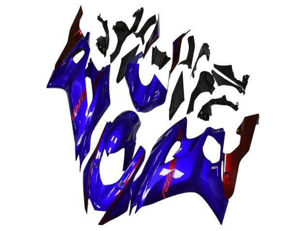 Carenagens Moto Yamaha YZF R6 2017-2023 - Azul Vermelho