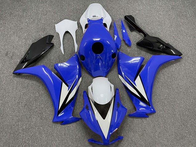 Carenagens Moto Honda CBR1000RR 2012-2016 - Branco Azul Preto Brilhante