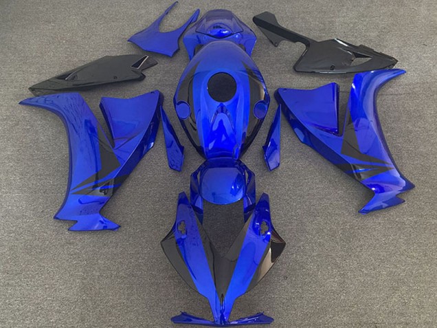 Kits Carenagem Moto Honda CBR1000RR 2012-2016 - Azul Preto Brilhante