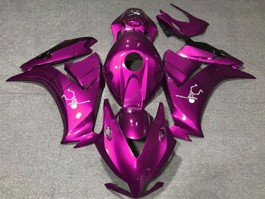 Carenagens Moto Honda CBR1000RR 2012-2016 - Rosa Profundo Preto Brilhante