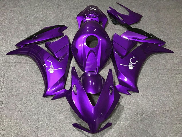 Carenagens Moto Honda CBR1000RR 2012-2016 - Roxo Profundo Preto Brilhante
