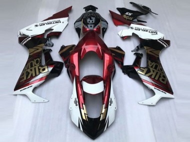 Carenagens Moto Honda CBR1000RR 2017-2023 - Branco Vermelho Profundo Preto Brilhante