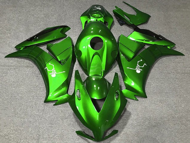 Carenagens Moto Honda CBR1000RR 2012-2016 - Verde Elétrico Preto Brilhante