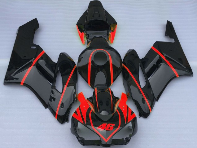 Carenagens Moto Honda CBR1000RR 2004-2005 - Preto Brilhante Vermelho