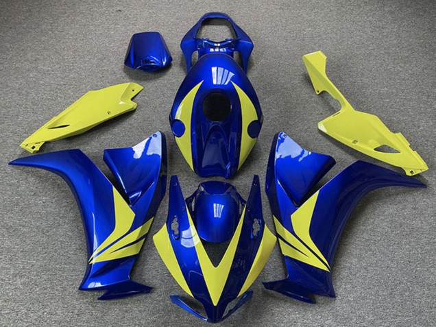 Carenagens Moto Honda CBR1000RR 2012-2016 - Azul Alta Visibilidade Amarelo