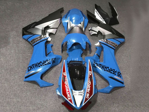 Carenagens Moto Honda CBR1000RR 2017-2023 - Azul Vermelho Branco Prata Preto Fosco DSI Performance